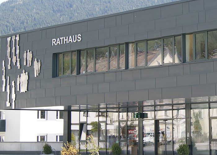 Spenglereiarbeiten am Rathaus